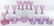 Amethyst Cut to Clear Glassware Collection - 2