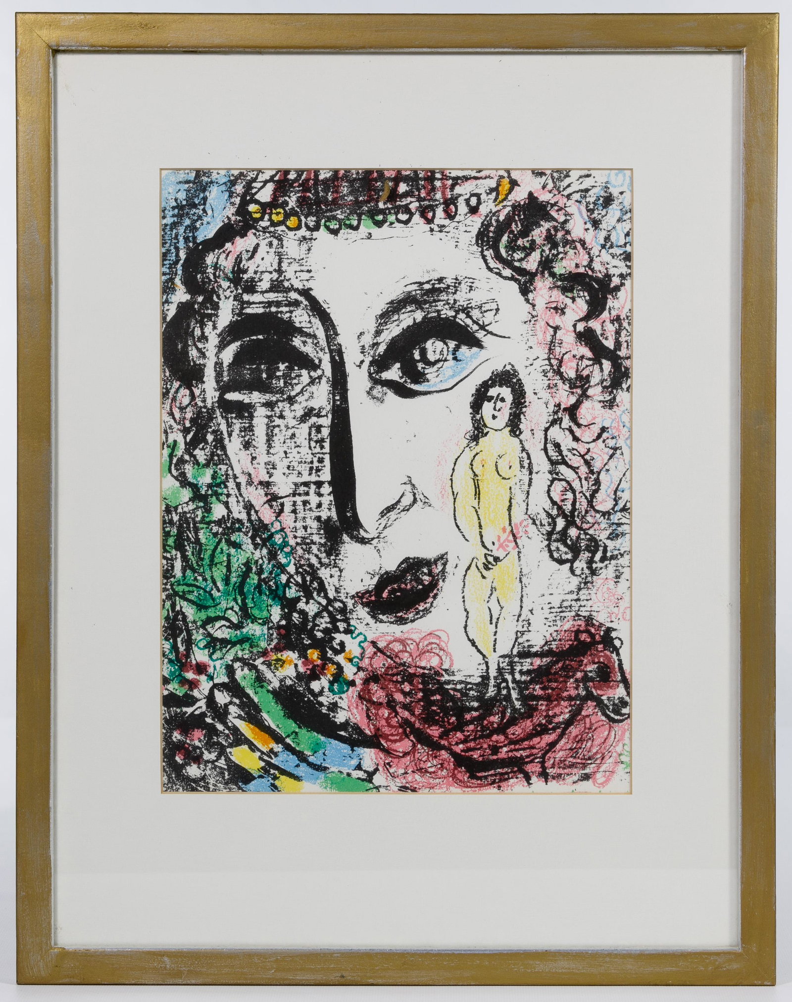 Marc Chagall (French, 1887-1985) 'Apparition at the: Marc Chagall (French, 1887-1985) 'Apparition at the Circus' Lithograph 1963, unsigned, unnumbered, from 'Volume II of the Lithographs by Chagall', a series of twelve original lithographs, seven of whi