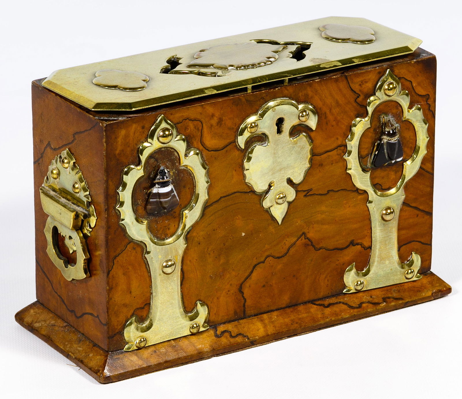 Charles Asprey Burled Wood Desk Box (1 of 4)