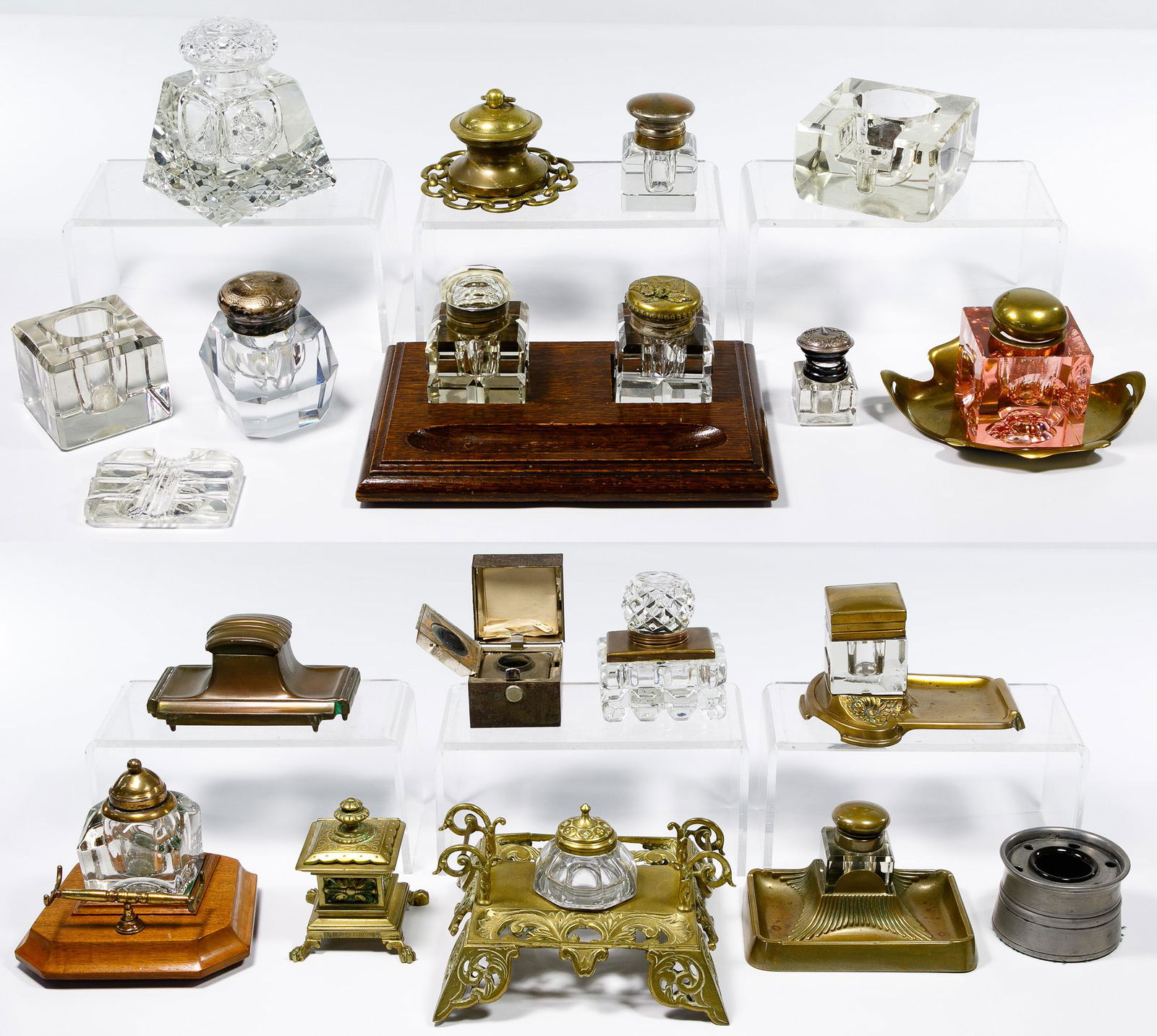 Glass Inkwell Assortment (1 of 3)