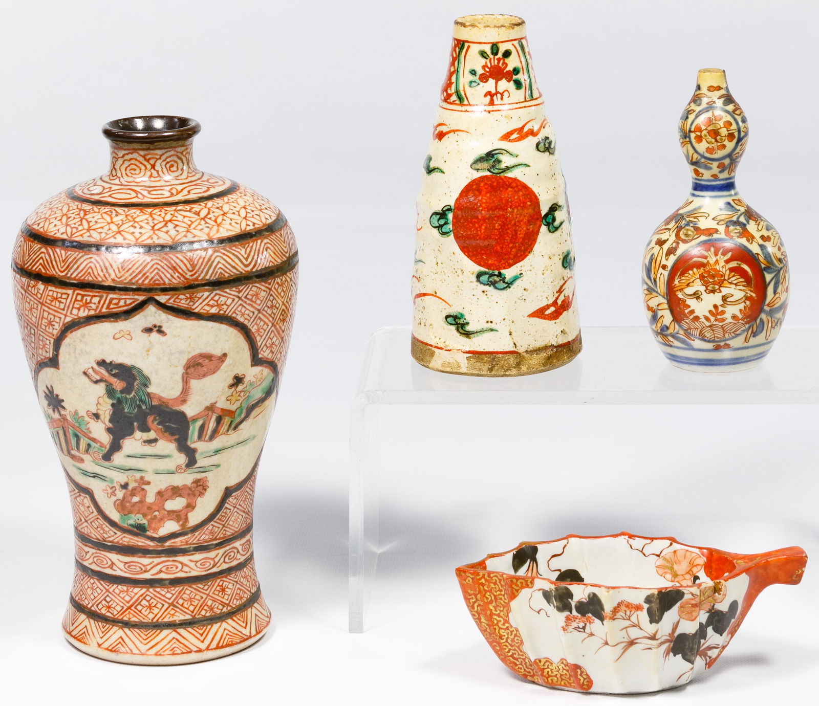 Japanese 'Imari' Pottery Assortment (1 of 3)