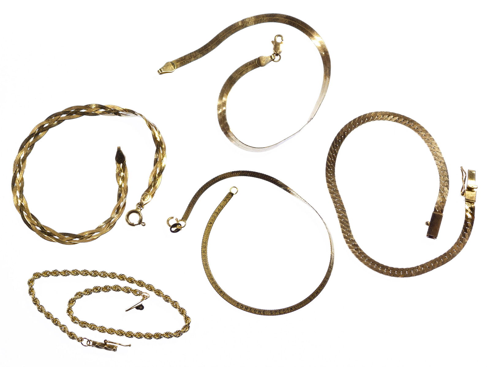 14k Gold Bracelet Assortment (1 of 1)