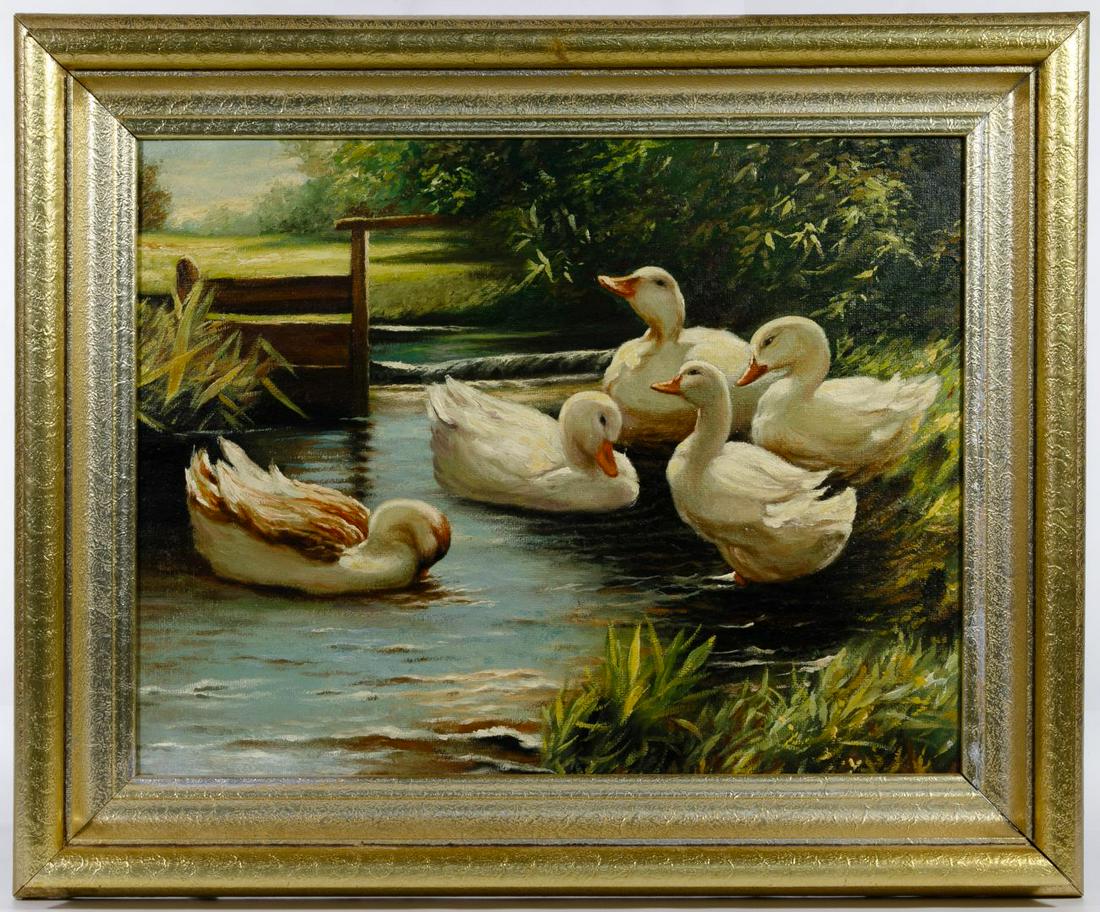 Unknown Artist (American, 20th Century) Oil on Board (1 of 3)