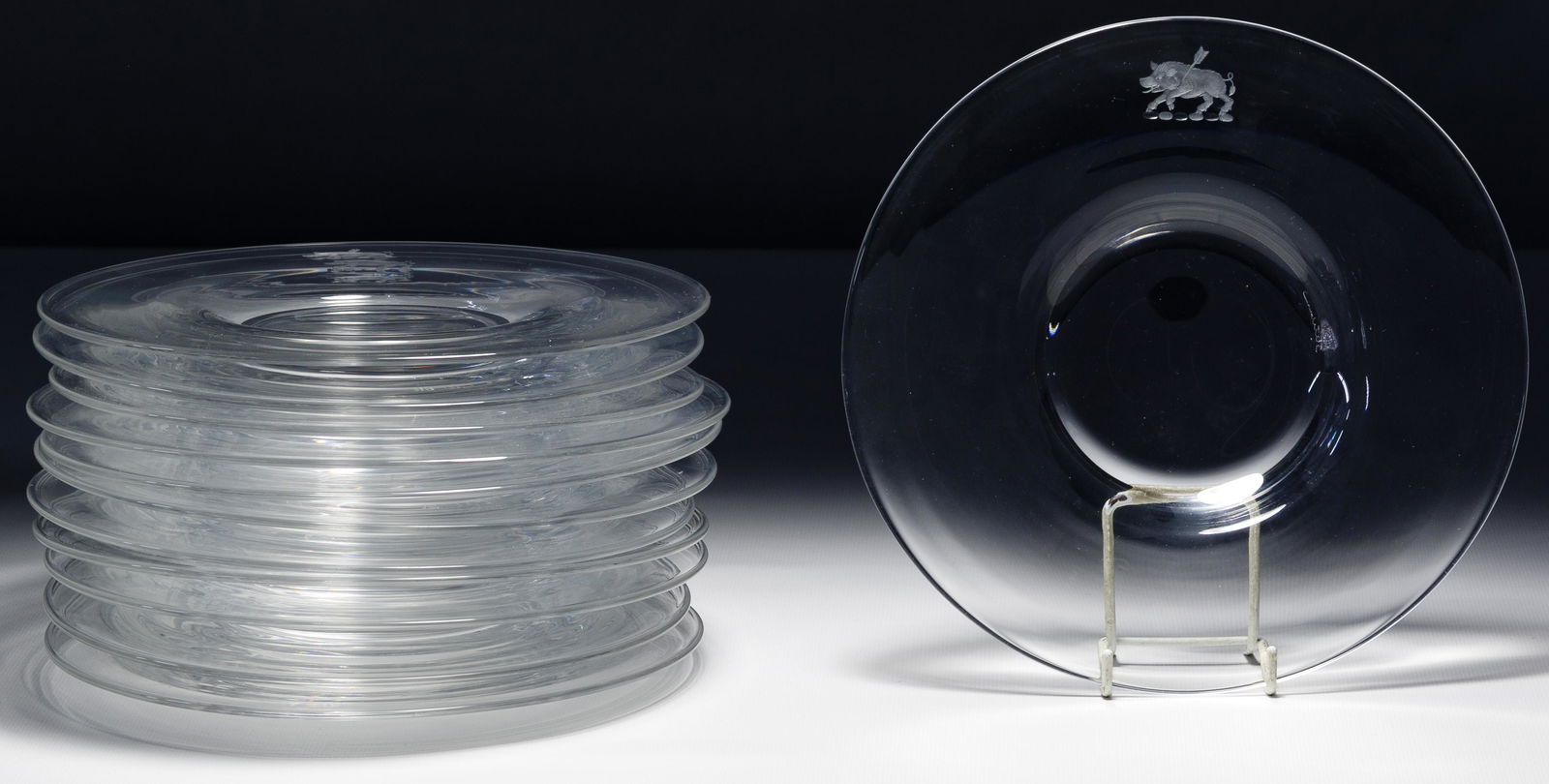 Steuben Glass Plate Collection (1 of 3)