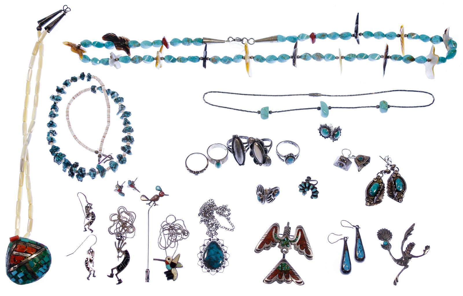 Native American Sterling Silver Jewelry Assortment (1 of 1)