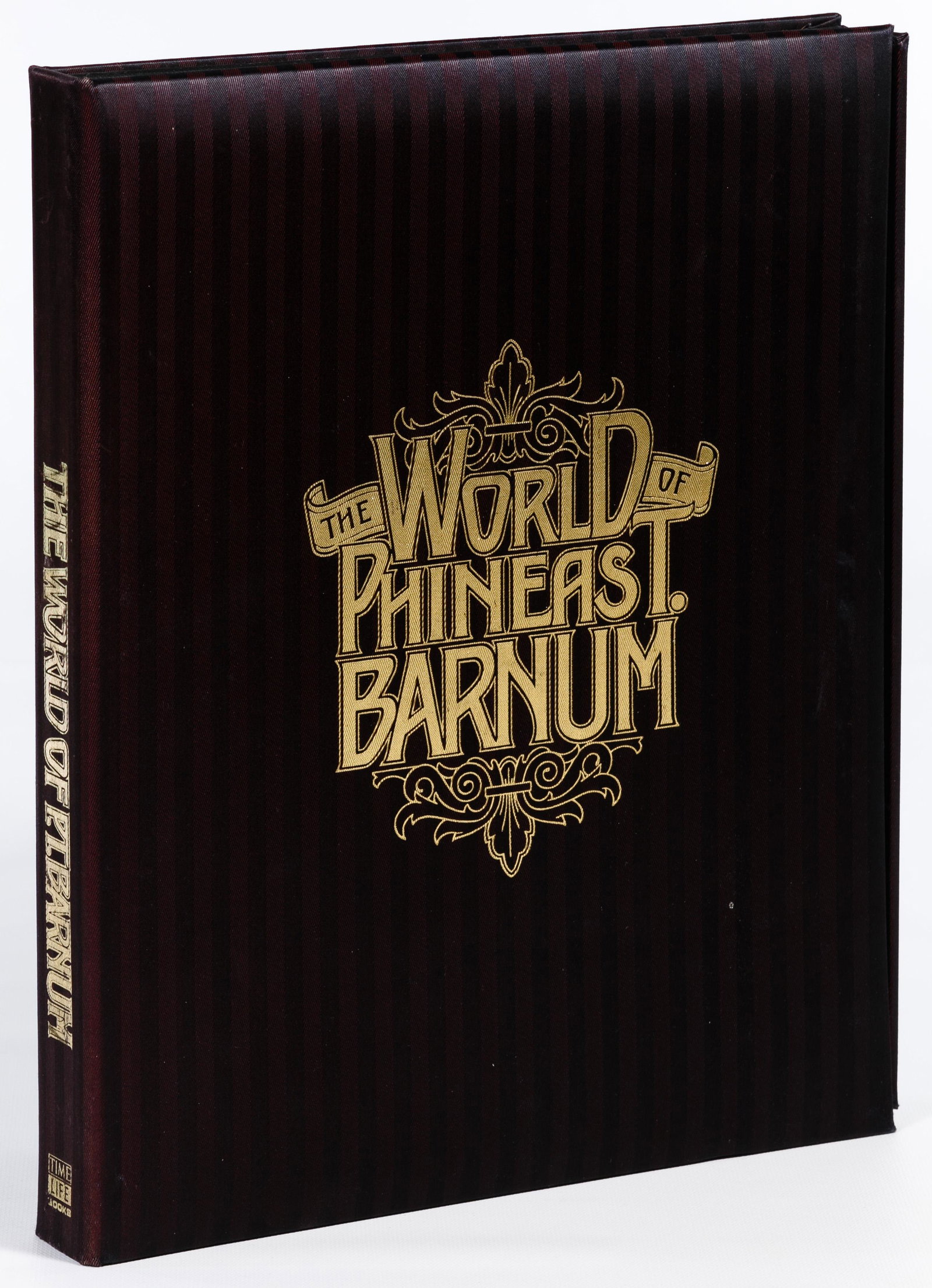 Time-Life 'The World of Phineas T Barnum' Book: Time-Life 'The World of Phineas T Barnum' Book 1977, eight photographs in folders, numbered 1158/5000, embossed seal on folders, printed from the original glass negatives of the Matthew B. Brady Meser