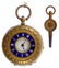 18k Gold Hunting Case Pocket Watch with 14k Gold Watch - 2
