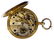 18k Gold Hunting Case Pocket Watch with 14k Gold Watch - 5