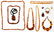 Amber and Mixed Silver Jewelry Assortment