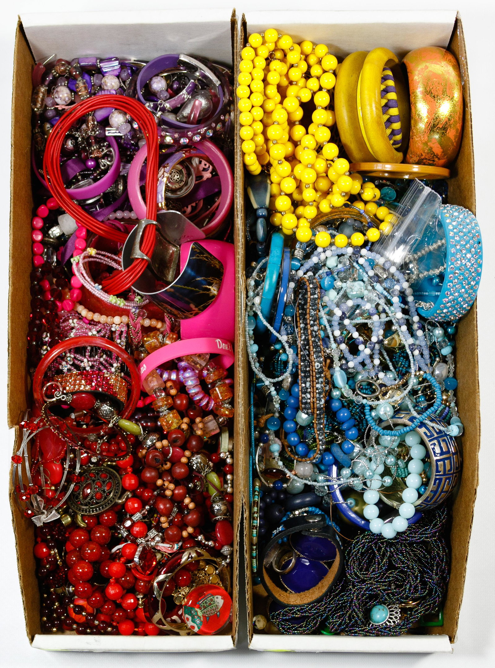 Sterling Silver and Costume Jewelry with Jay: Sterling Silver and Costume Jewelry with Jay Strongwater Approximately twelve pounds of jewelry including silver necklace, bracelets and earrings, a belt buckle marked 'Jay Strongwater' as well as pla