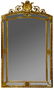Gold Square Mirror