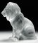 Lalique Crystal 'Bamara' Lion Figurine