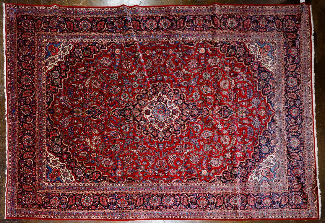 Persian Kashan Wool Rug (1 of 8)