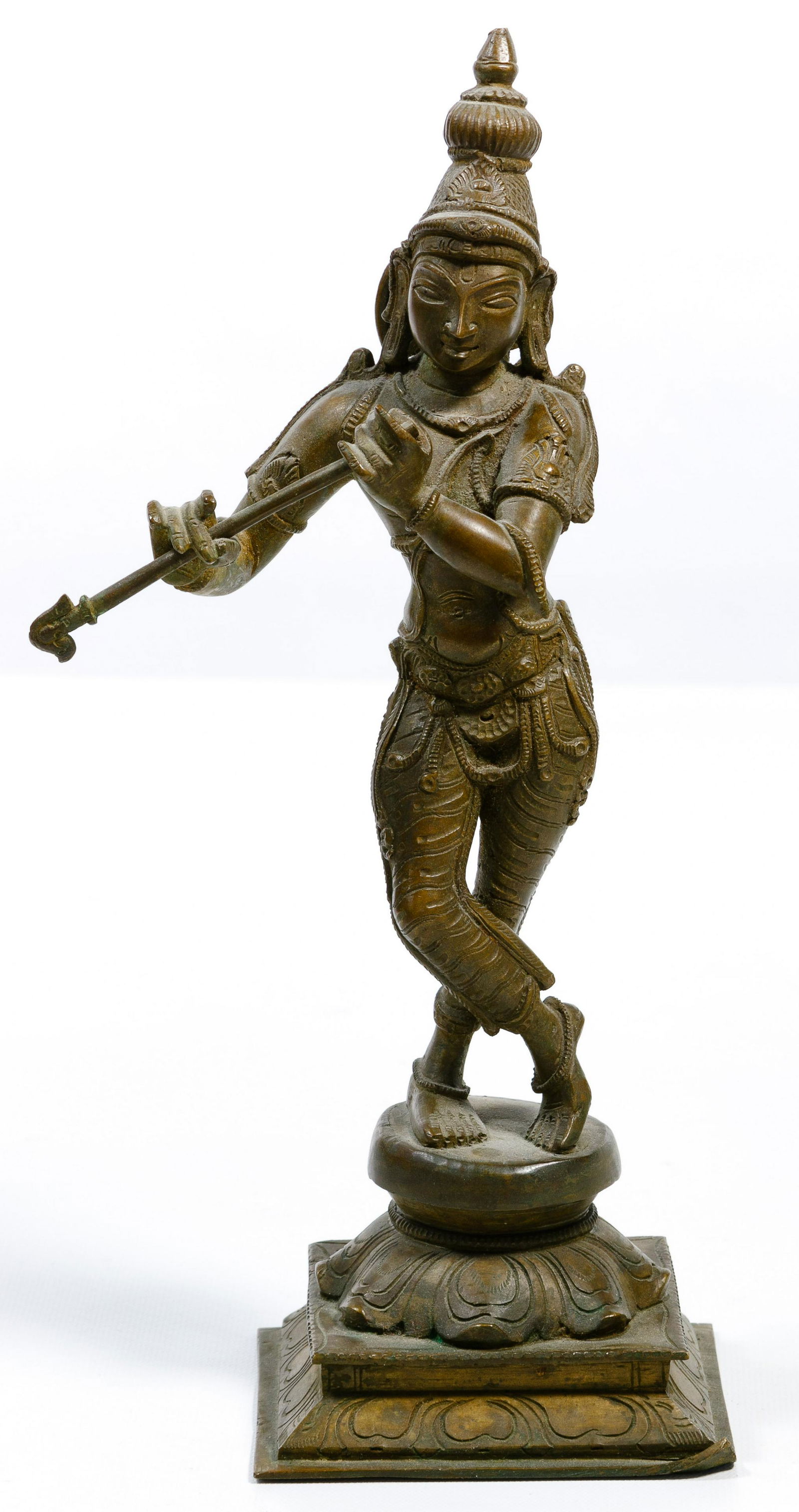 Indian Krishna Bronze Statue (1 of 5)