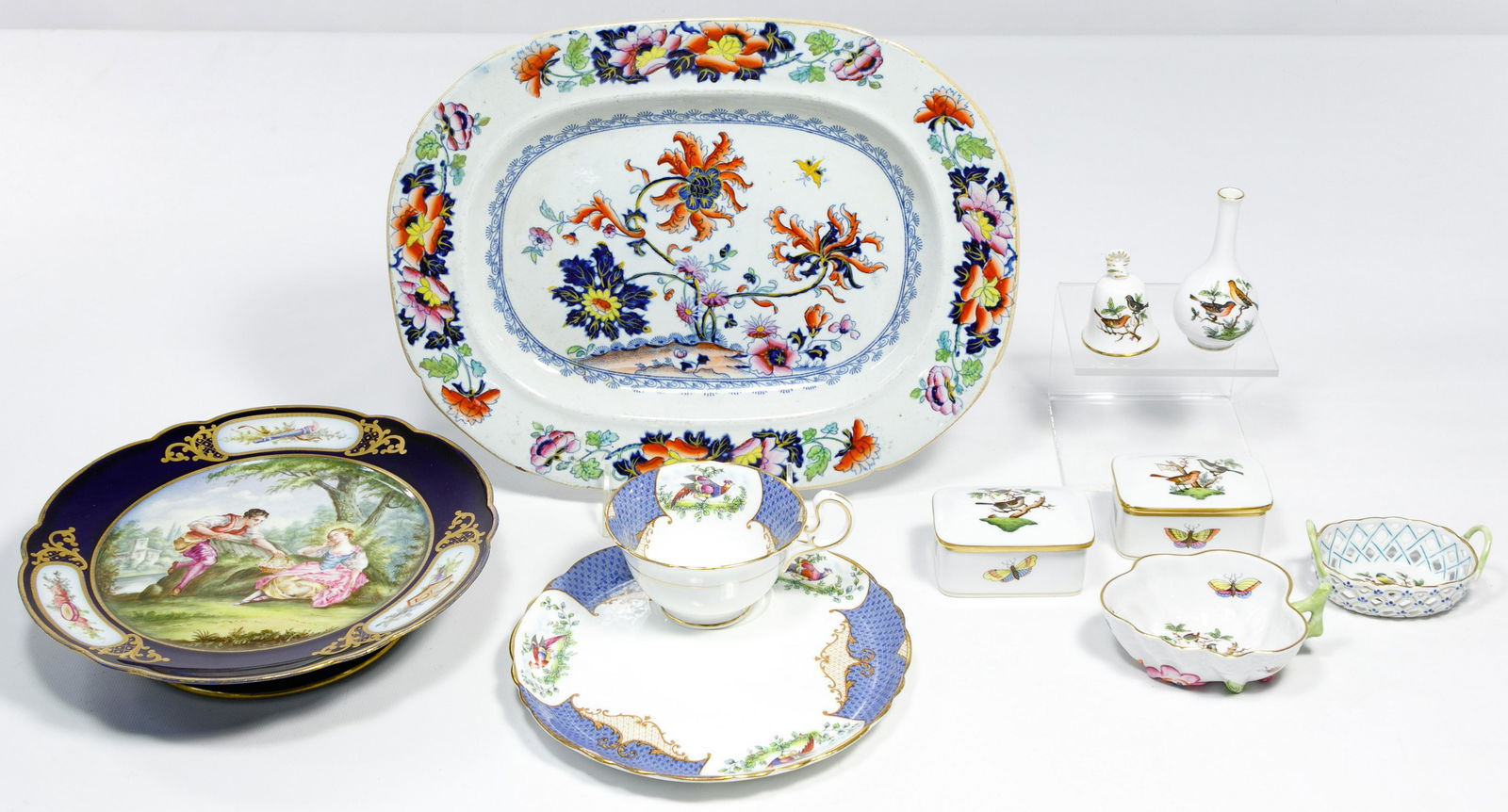 Herend 'Rothschild Bird' Porcelain Assortment (1 of 1)