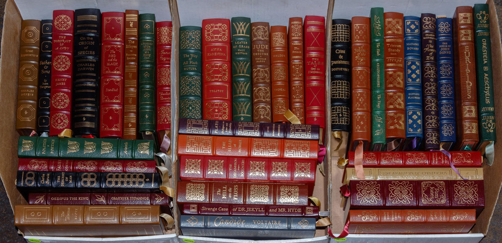 Easton Press Leather Bound Book Assortment (1 of 4)