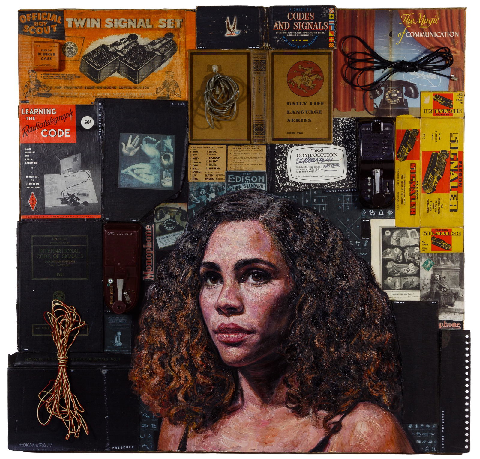 Tim Okamura (Canadian, b.1968) Mixed Media on Panel (1 of 5)