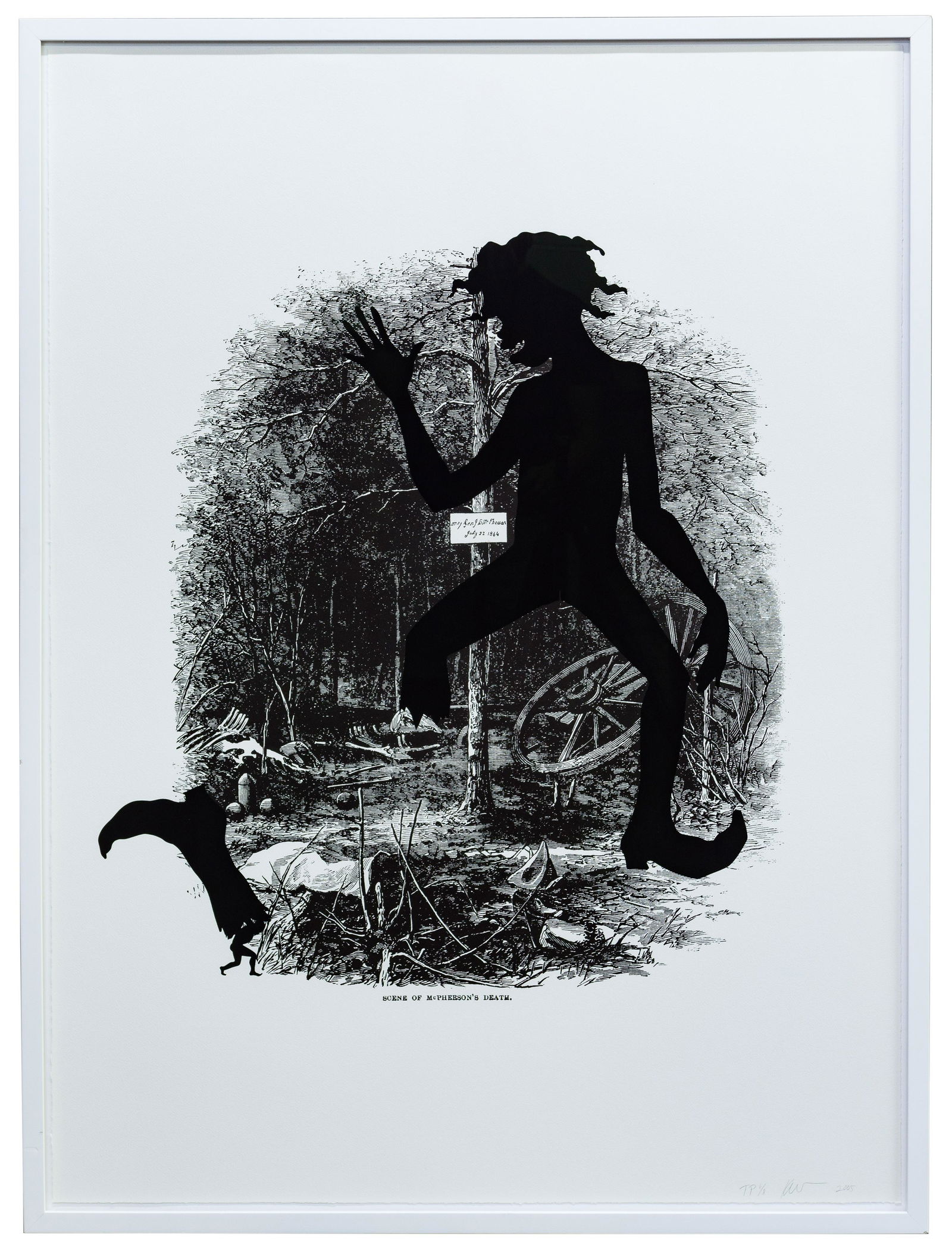 Kara Walker (American, b.1969) 'Scene of McPherson's (1 of 6)