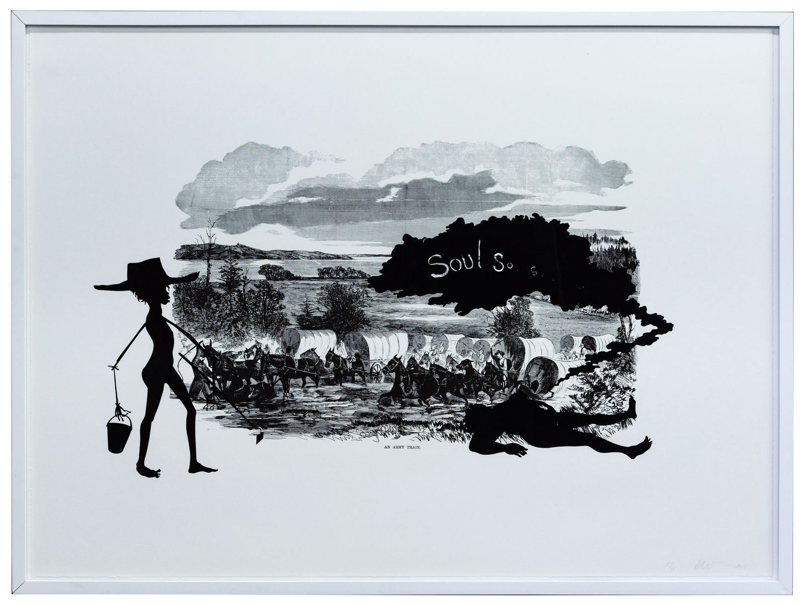 Kara Walker (American, b.1969) 'An Army Train' Offset (1 of 7)
