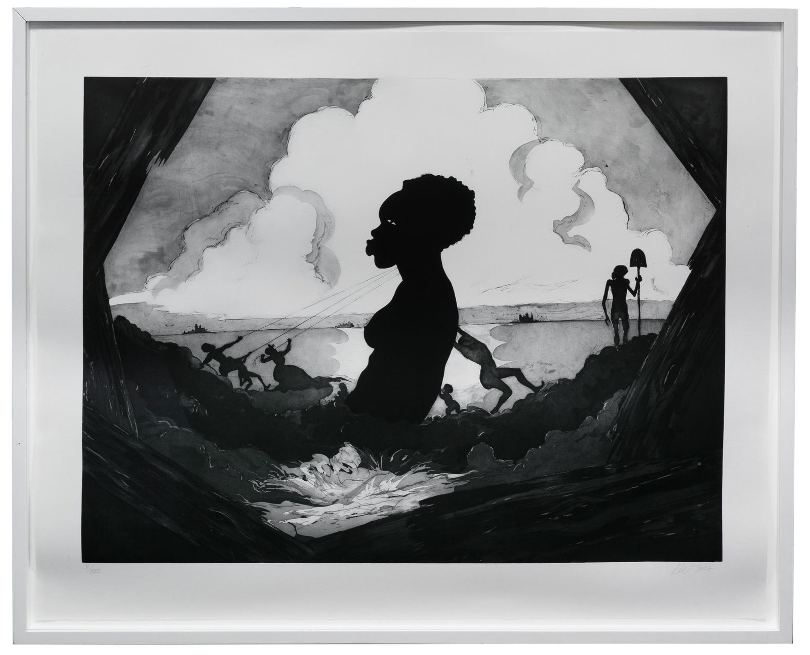 Kara Walker (American, b.1969) 'Resurrection Story (1 of 8)
