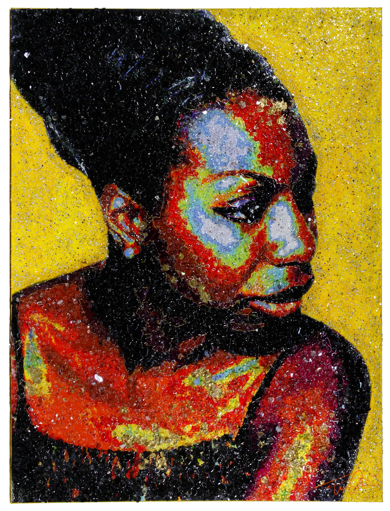 Tiffanie Anderson (American, b.1988) Mixed Media on (1 of 4)