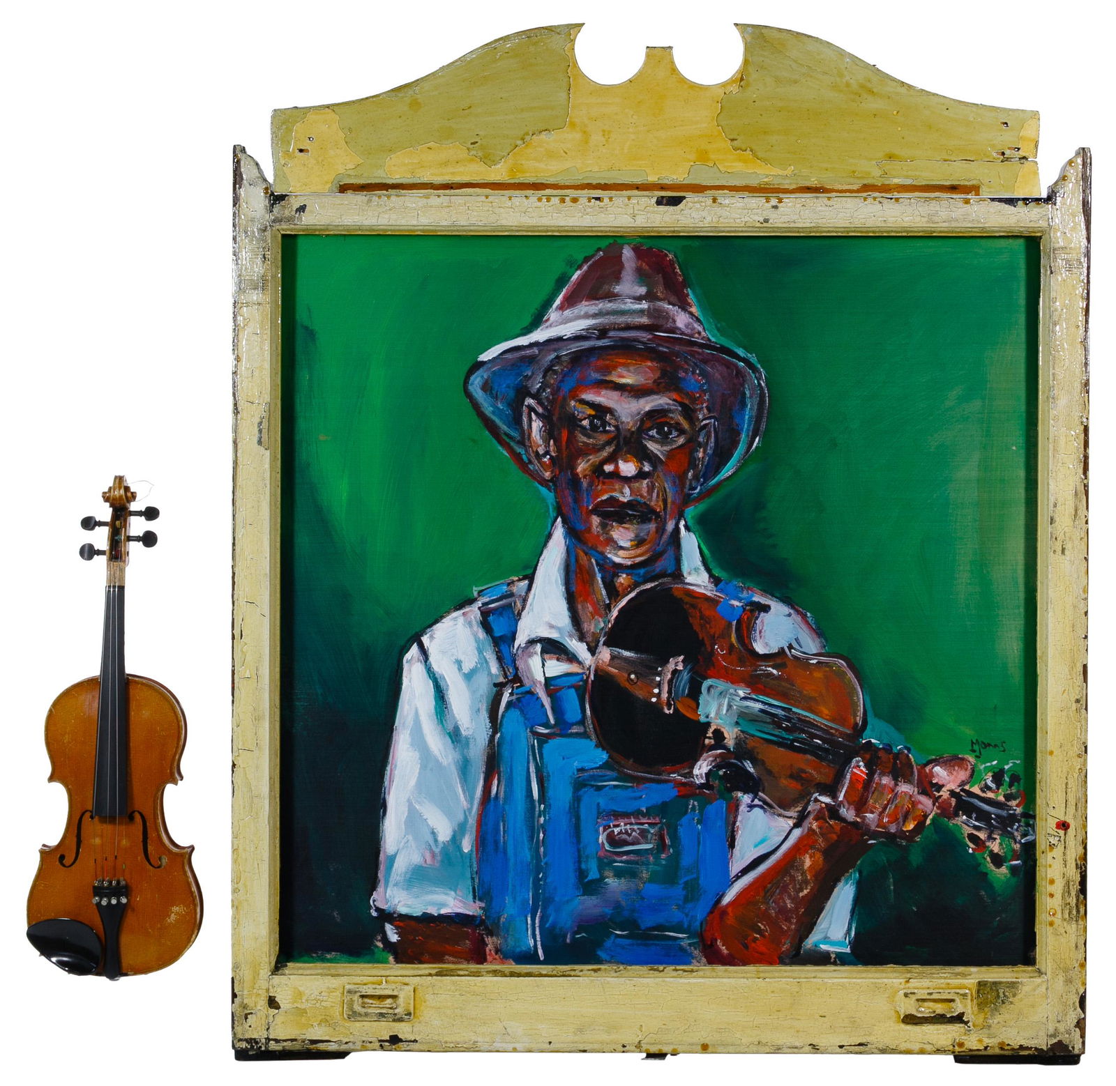 Wayne Manns (American, 20th Century) 'Violin Player' (1 of 7)