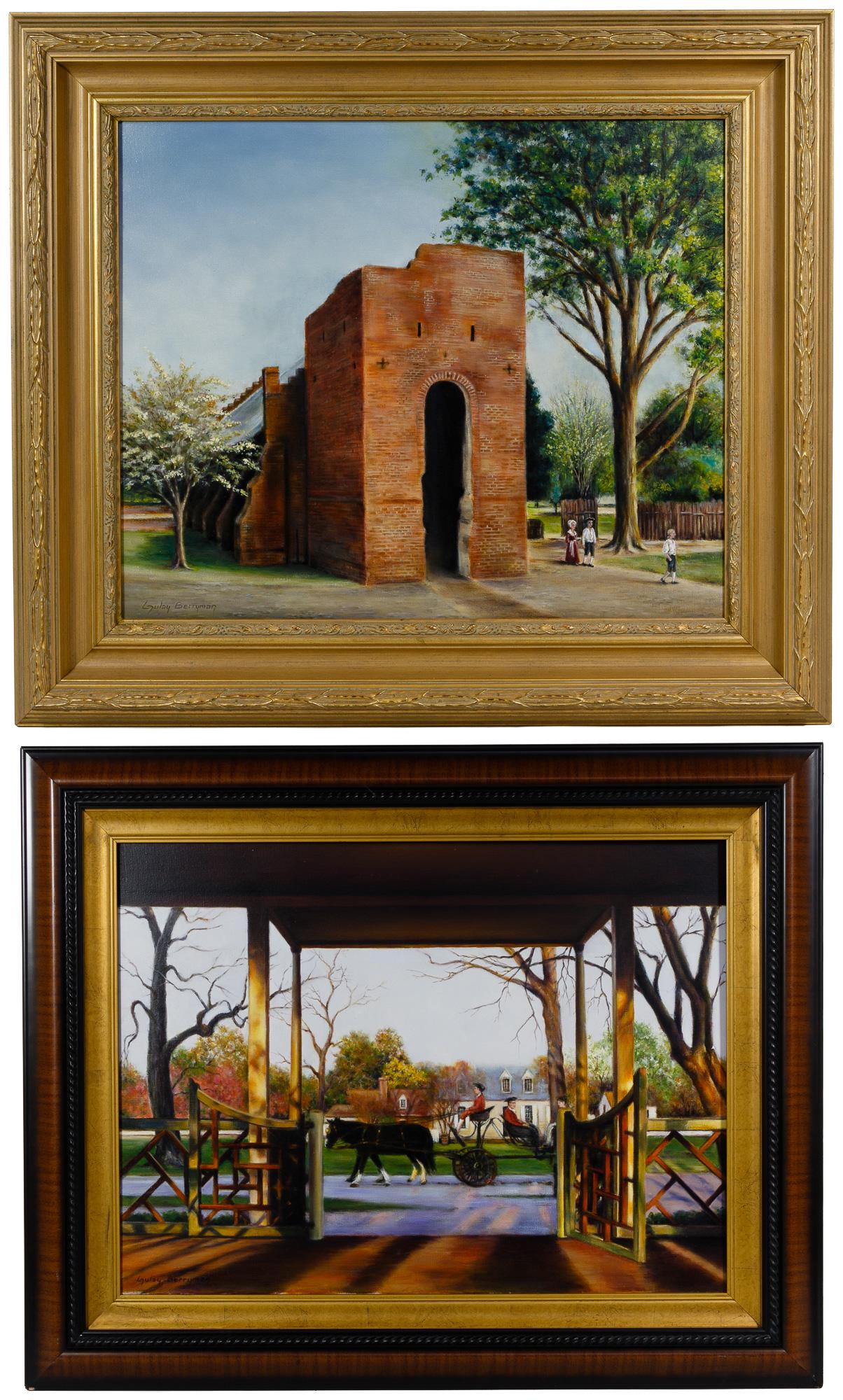 Gulay Berryman (Turkish / American, 20th Century) Oils (1 of 10)