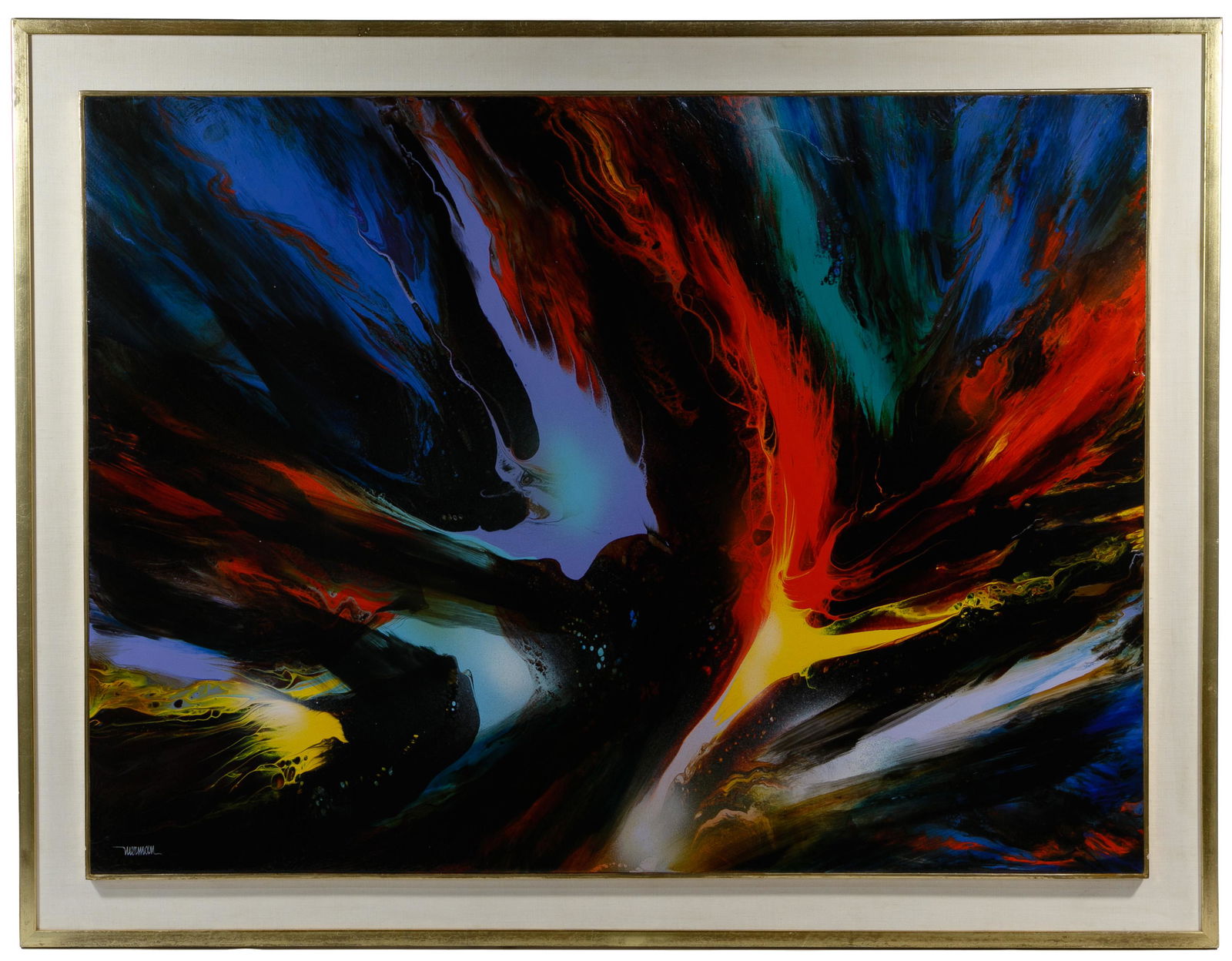 Leonardo Nierman (Mexican / American, b.1932) 'Solar (1 of 5)