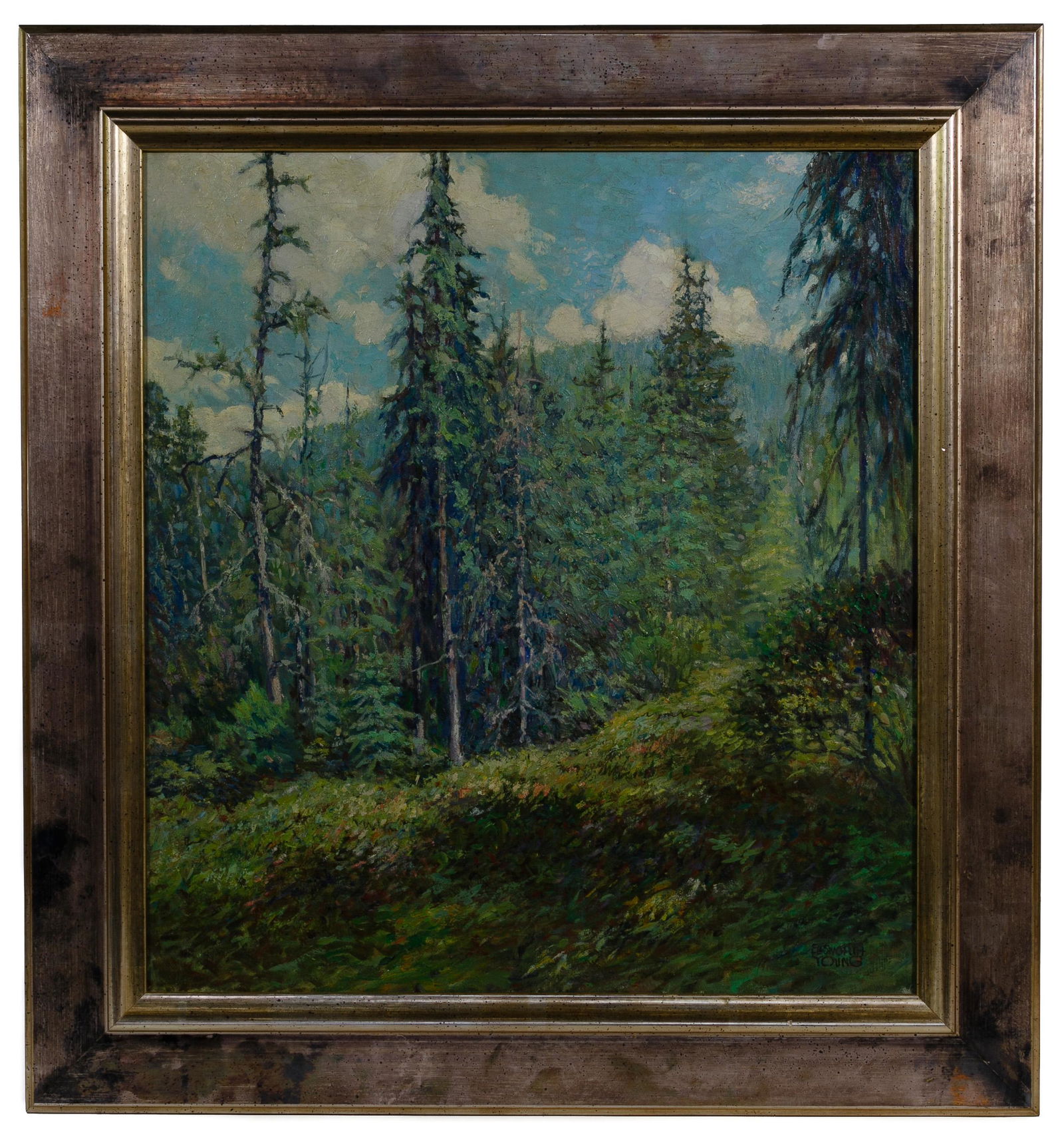 Ellsworth Young (American, 1866-1952) Oil on Canvas (1 of 4)