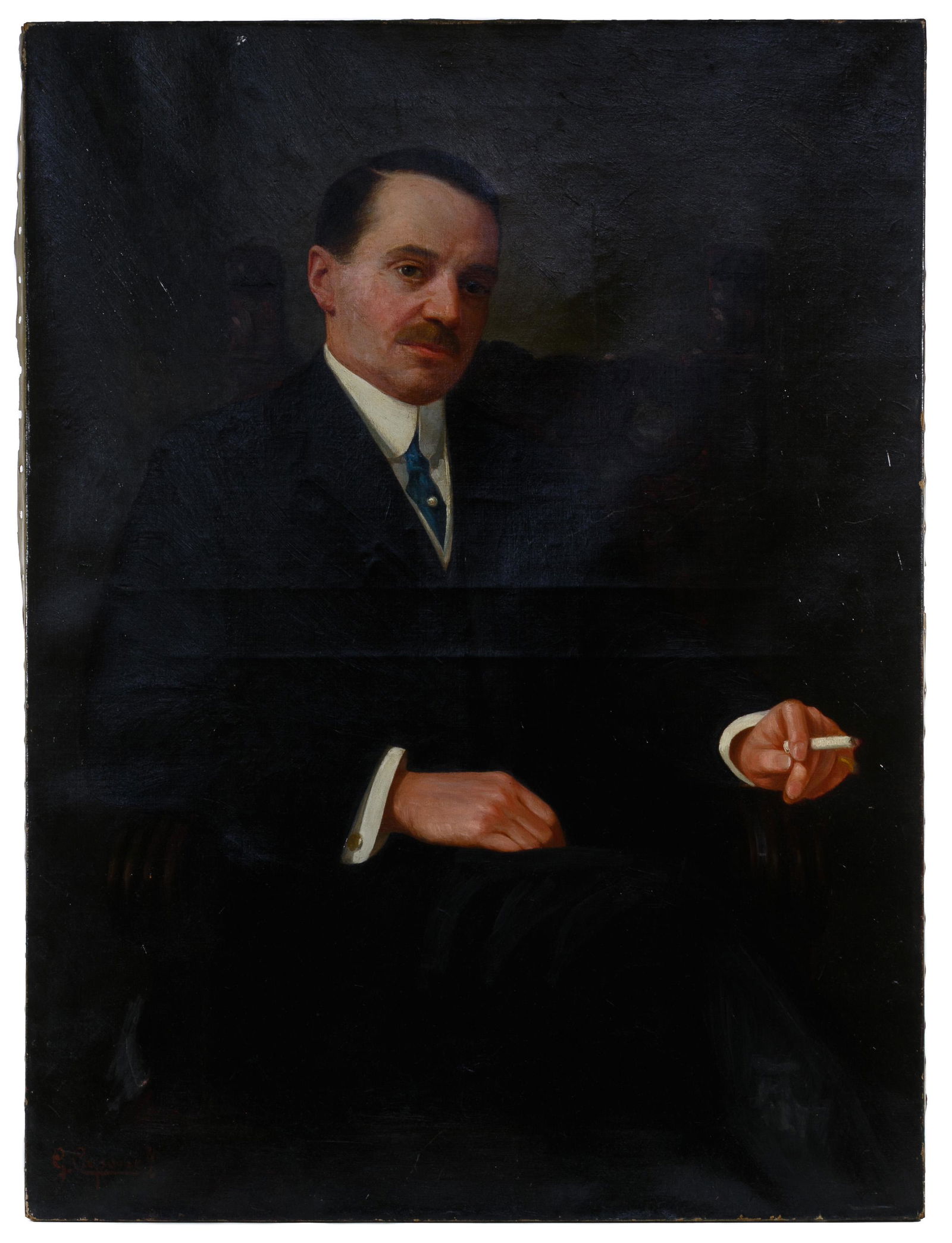 Gaetano Capone Jr. (American, 20th Century) Oil on (1 of 6)
