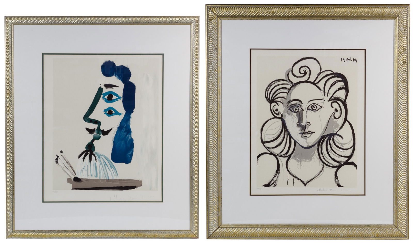 (After) Pablo Picasso Estate-Signed Lithographs (1 of 14)