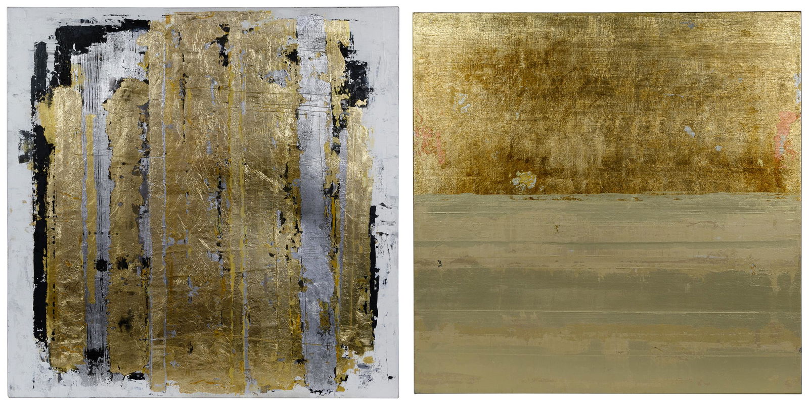 Unknown Artist (American, 20th Century) 'Gold and Gold (1 of 11)
