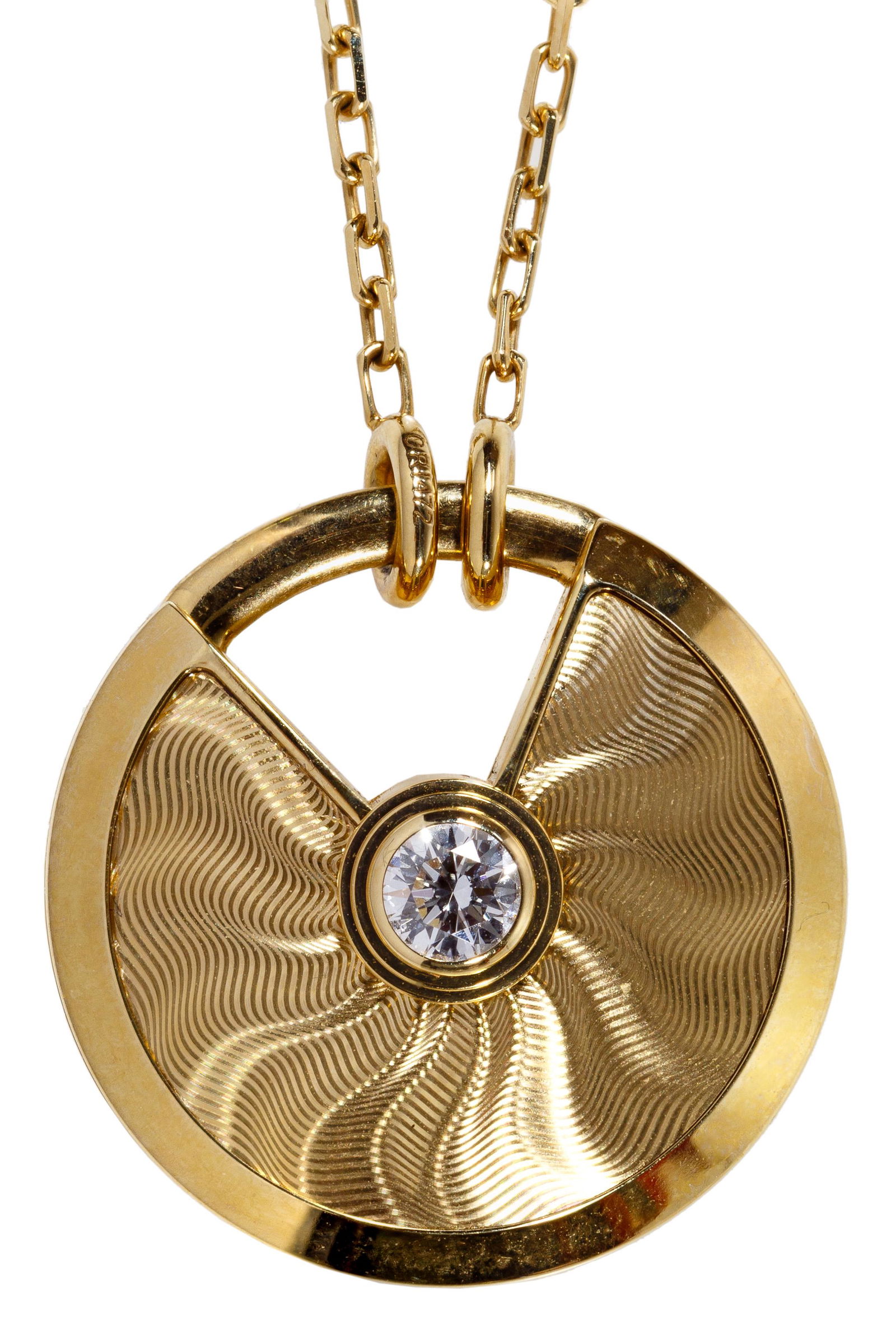 Cartier 18k Yellow Gold and Diamond 'Amulette de (1 of 4)