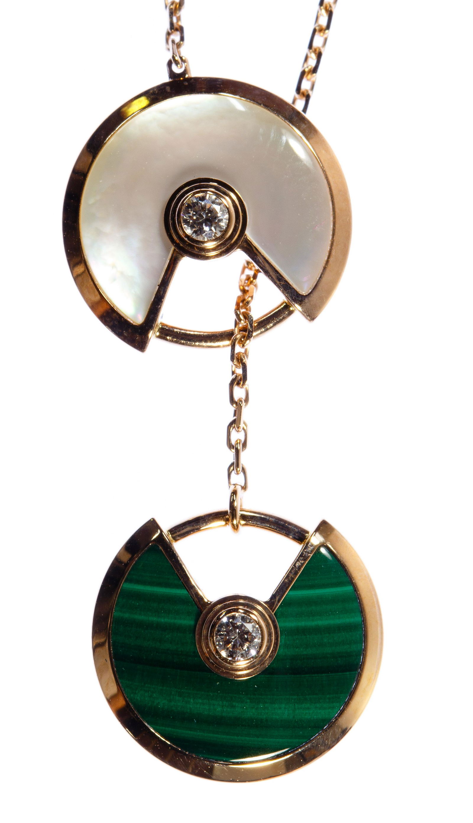 Cartier 18k Pink Gold and Diamond 'Amulette de Cartier' (1 of 4)