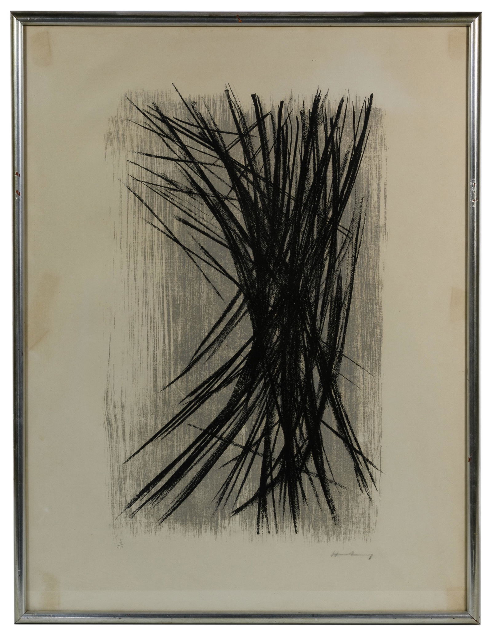 Hans Hartung (French / German, 1904-1989) 'L10' (1 of 4)