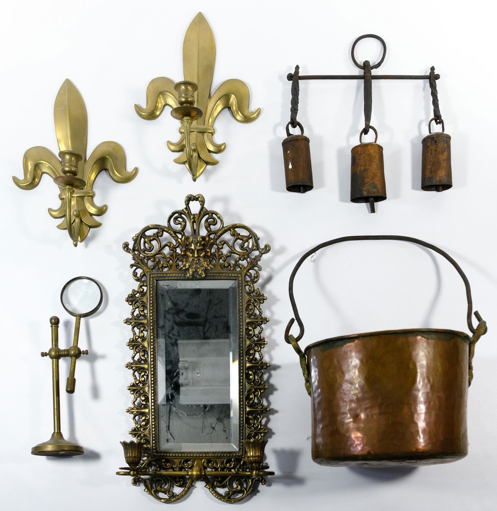 Brass and Copper Decorative Object Assortment (1 of 1)