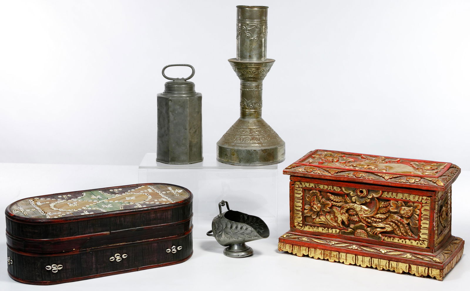 Multi-Cultural Decorative Object Assortment (1 of 1)