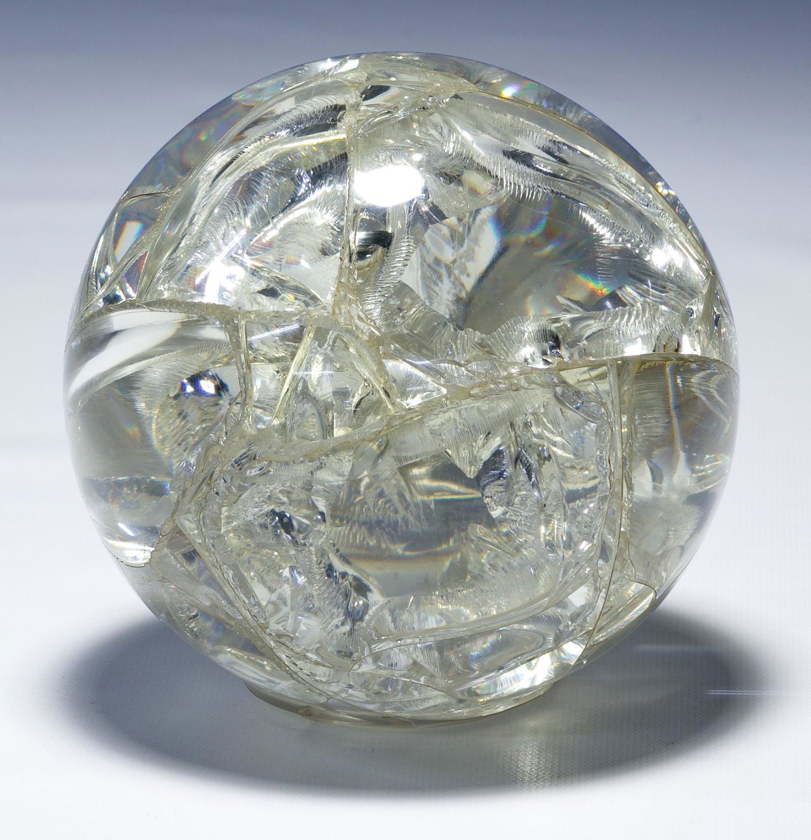 Francois Godebski (1939-1997) Fractal Resin Sphere (1 of 6)
