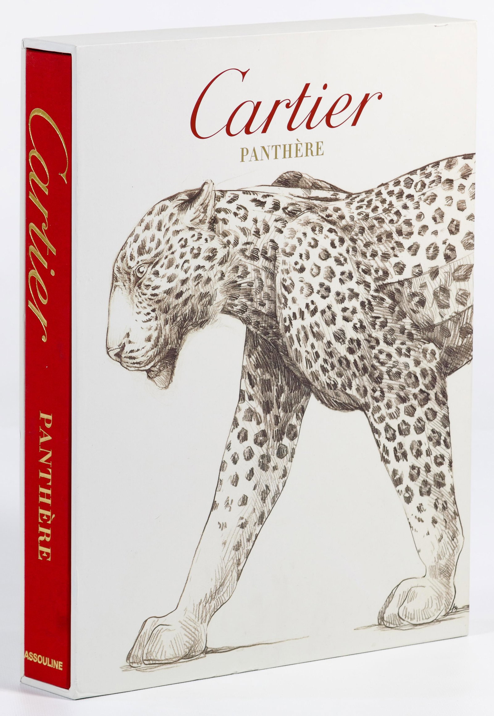 Cartier Panthere Book: Cartier Panthere Book Published by Assoulin (2015 edition); the definitive collection of 100 years of Cartier panther jewels; in box dust jacket; from an Oak Park, Illinois collector Condition: Very G