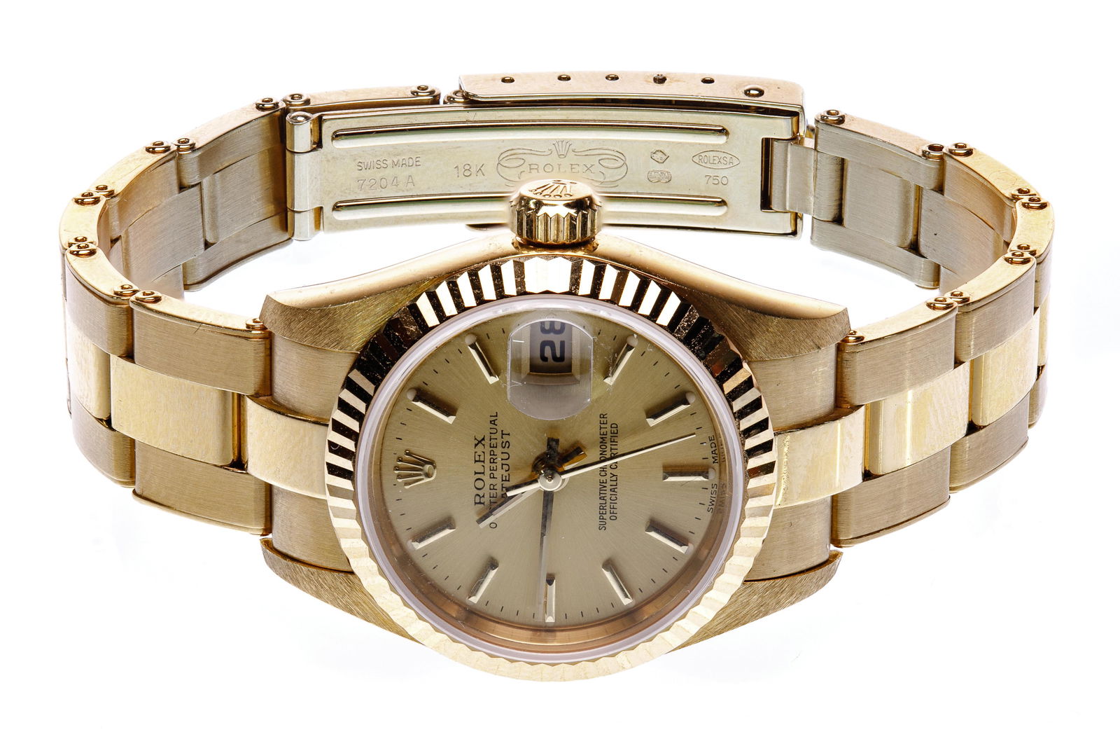 Rolex 18k Yellow Gold Case and Band DateJust Ladies (1 of 11)
