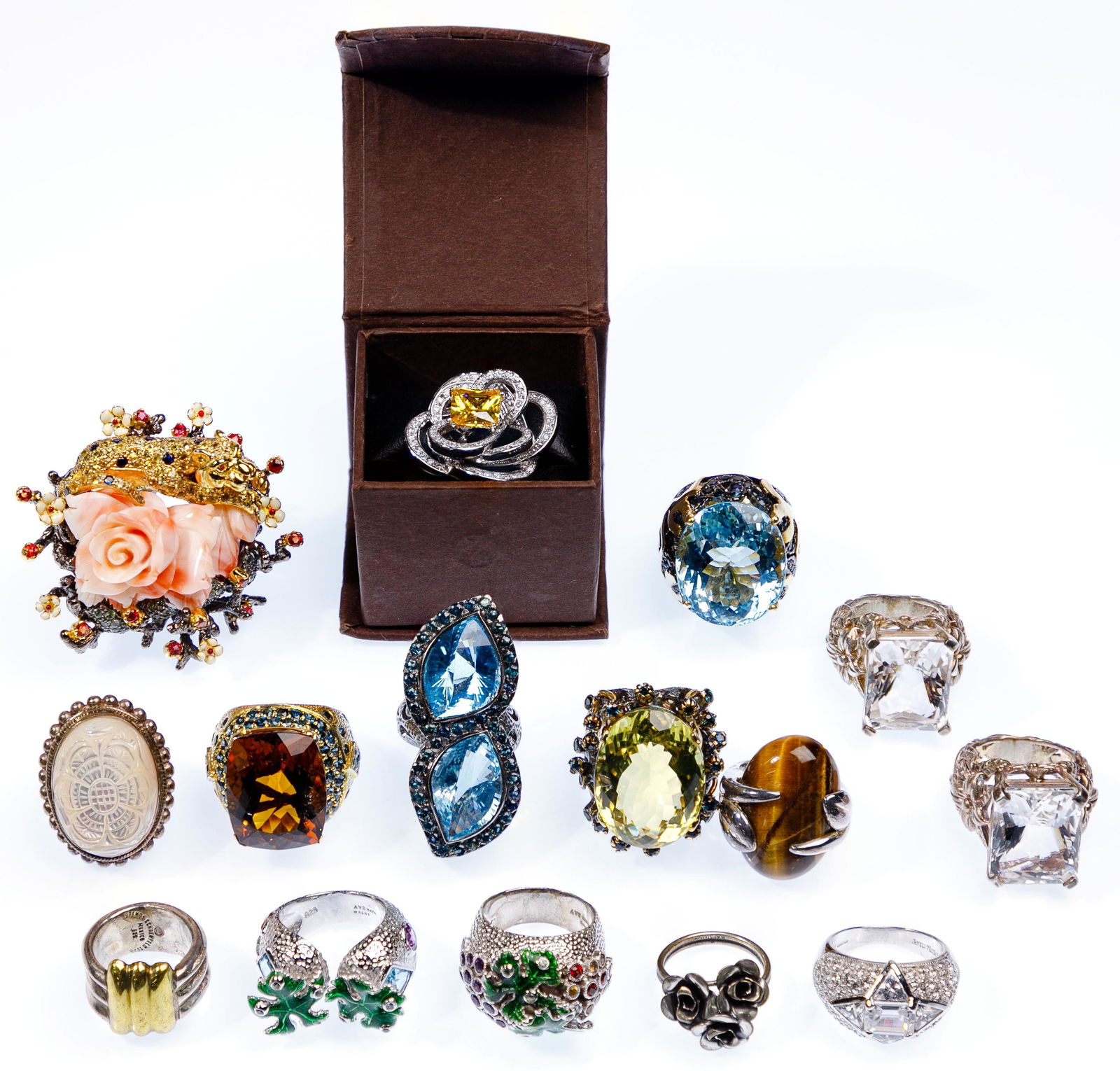Designer Sterling Silver Ring Assortment (1 of 1)