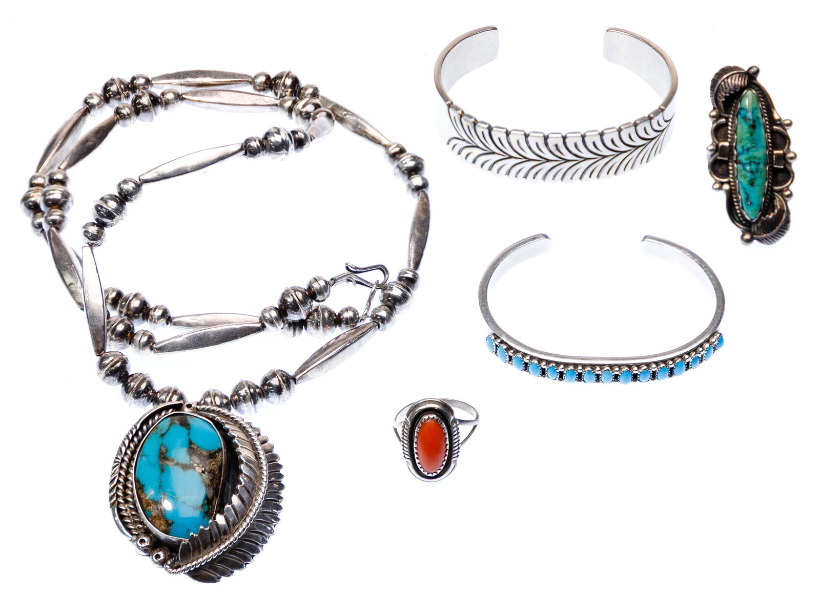 Native American Sterling Silver Jewelry Assortment (1 of 1)