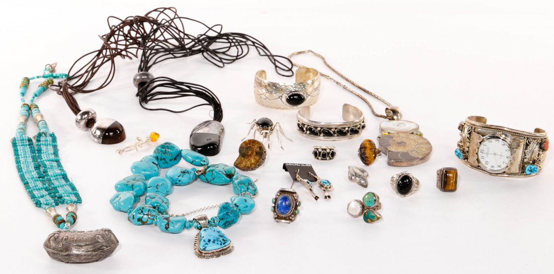 Native American Sterling Silver Jewelry Assortment (1 of 1)