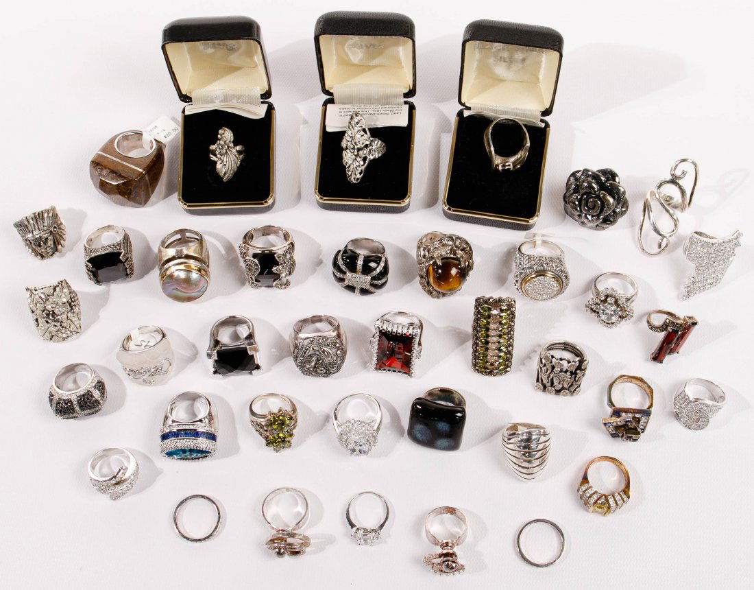 Sterling Silver Ring Assortment (1 of 1)