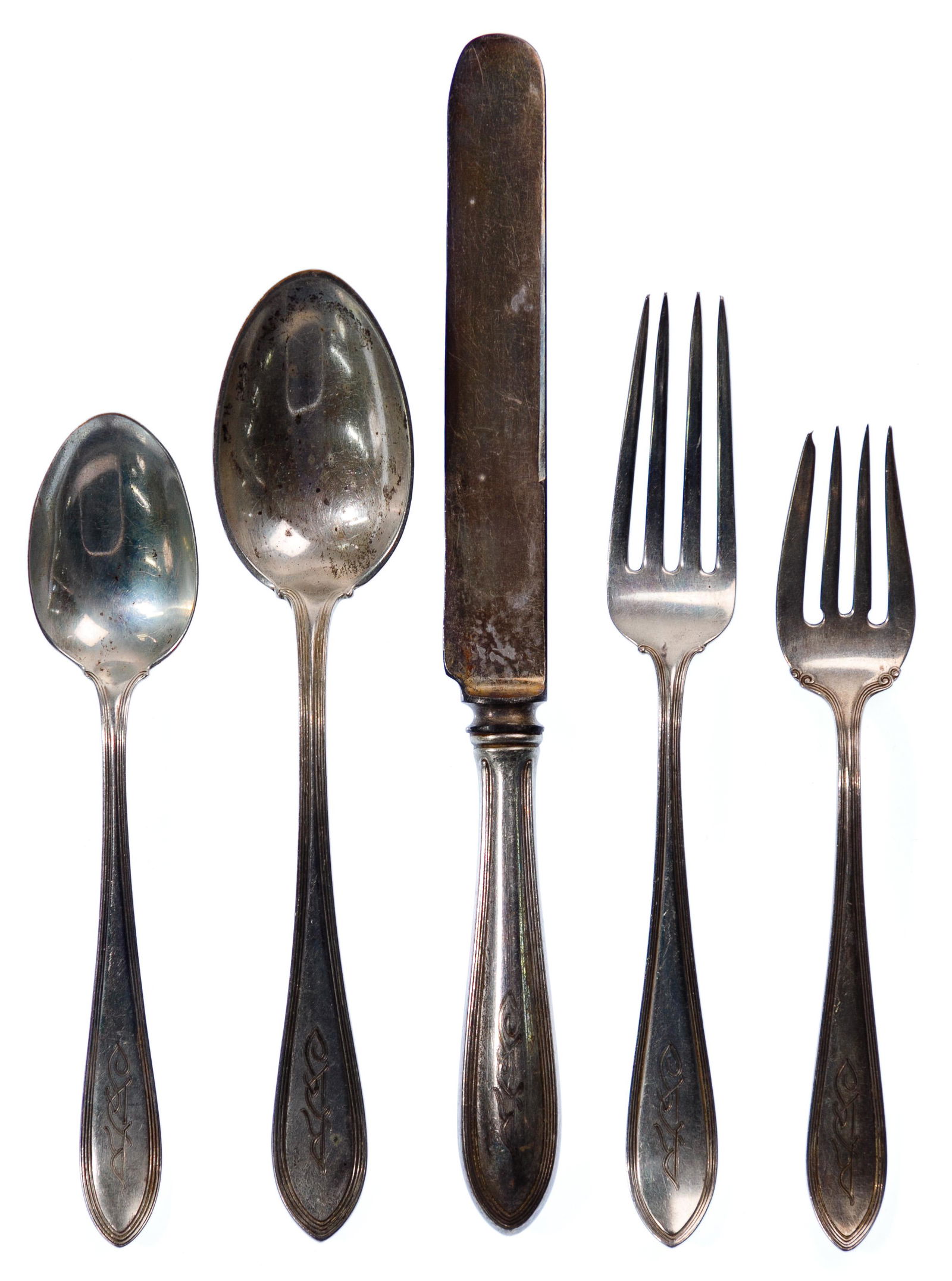 Frank Smith 'Pilgrim' Sterling Silver Flatware Service (1 of 5)