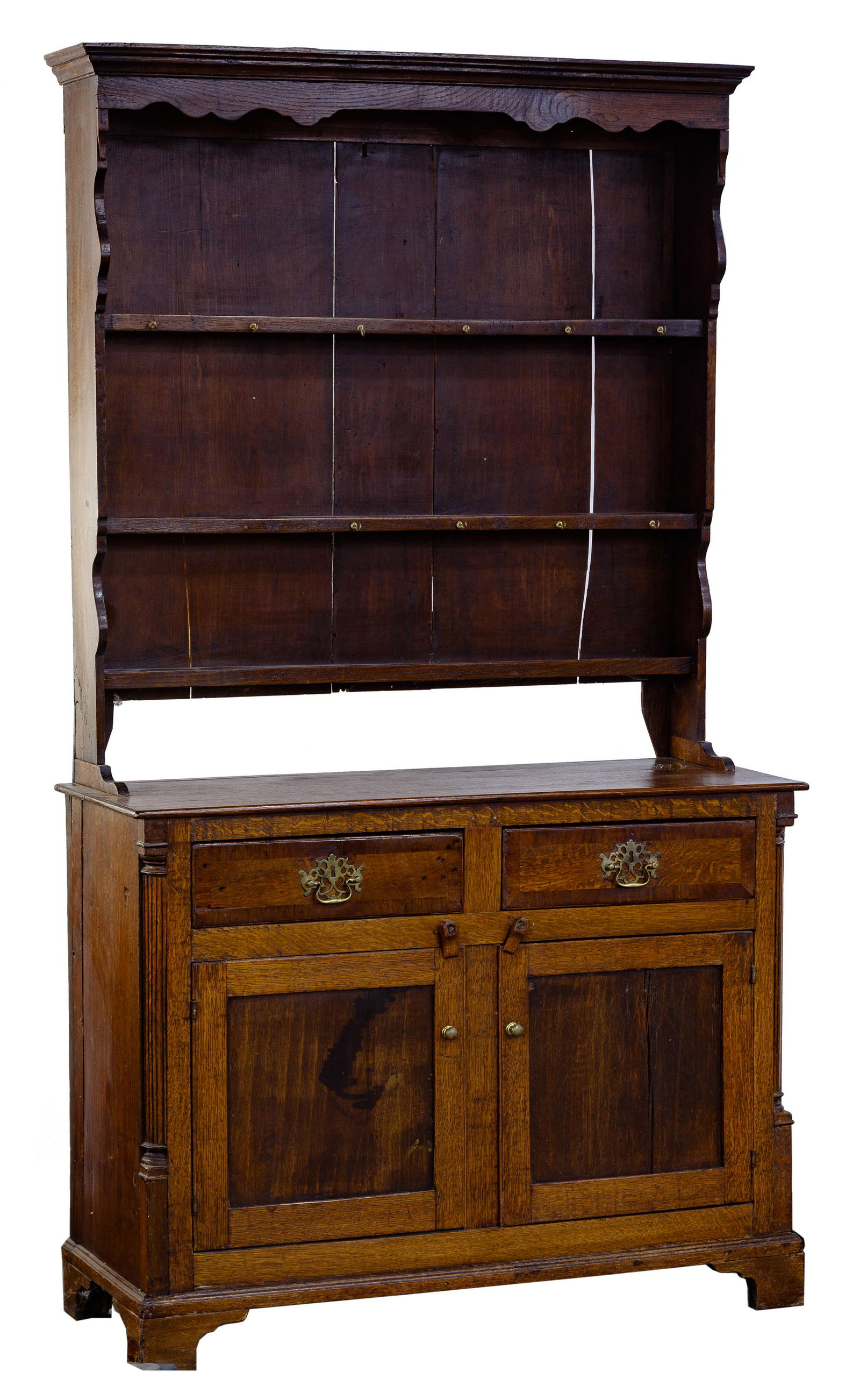 Oak Hutch and Cabinet (1 of 3)