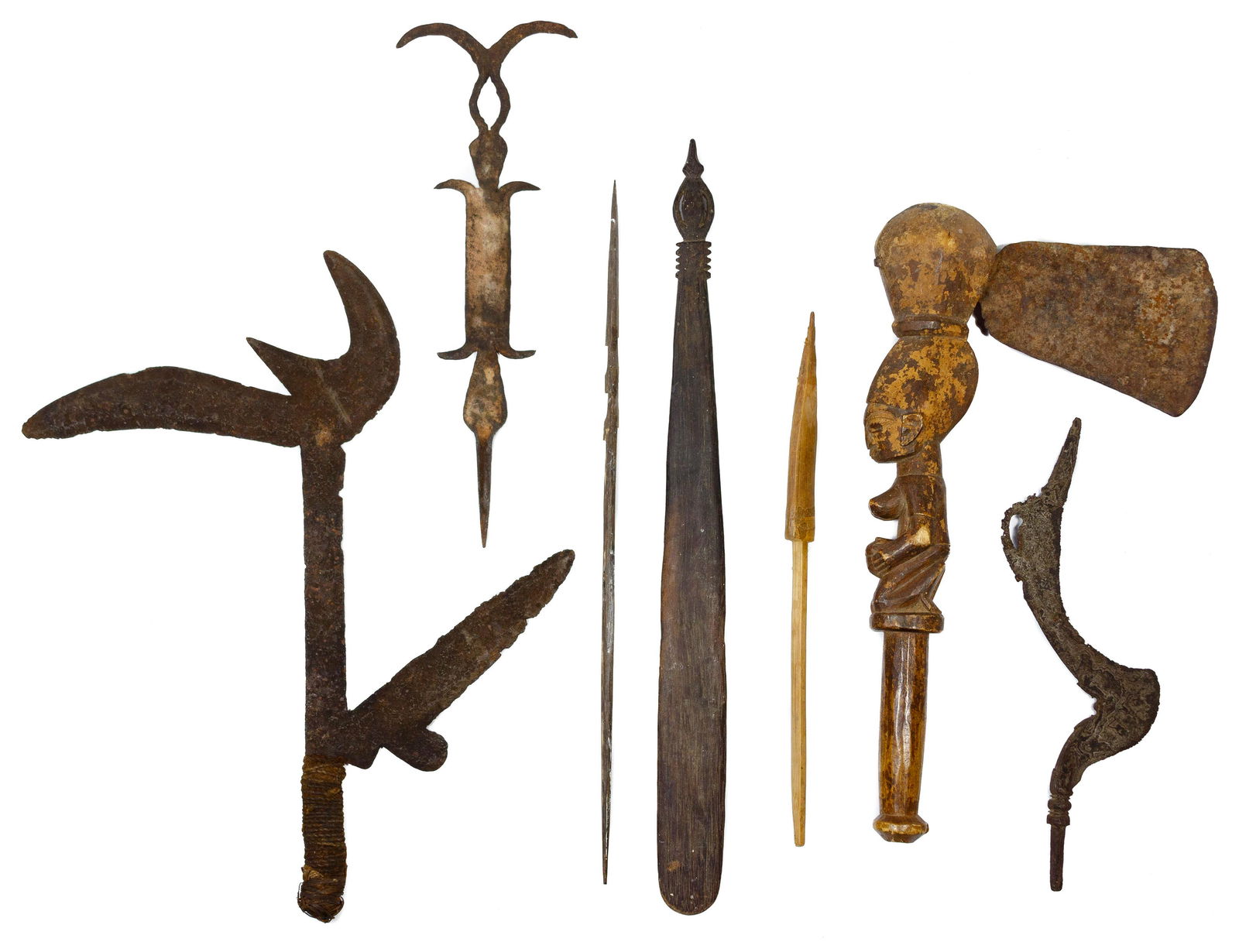 African Ceremonial Blade Assortment (1 of 2)