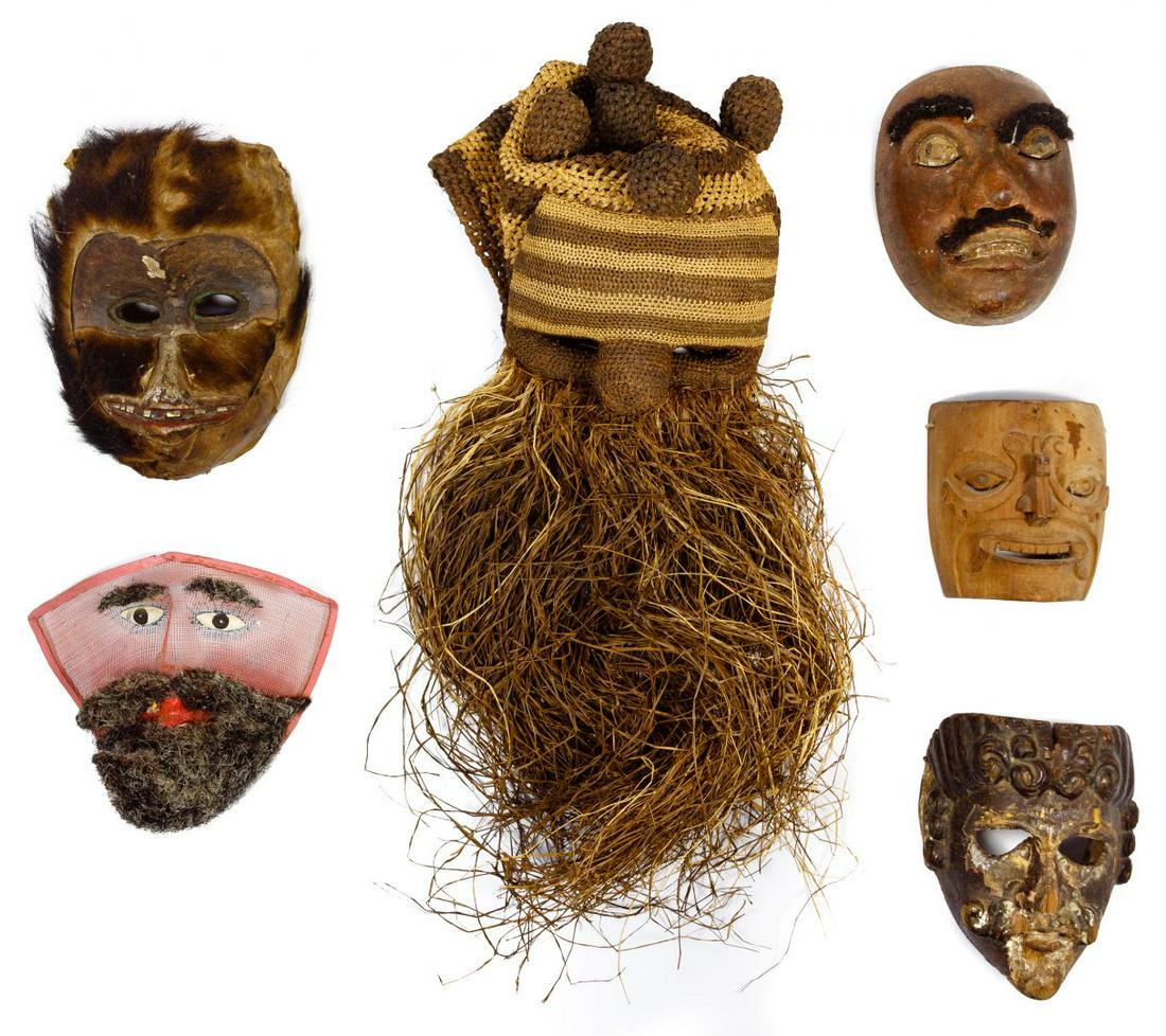 Central American, Mexican and African Mask Assortment (1 of 10)