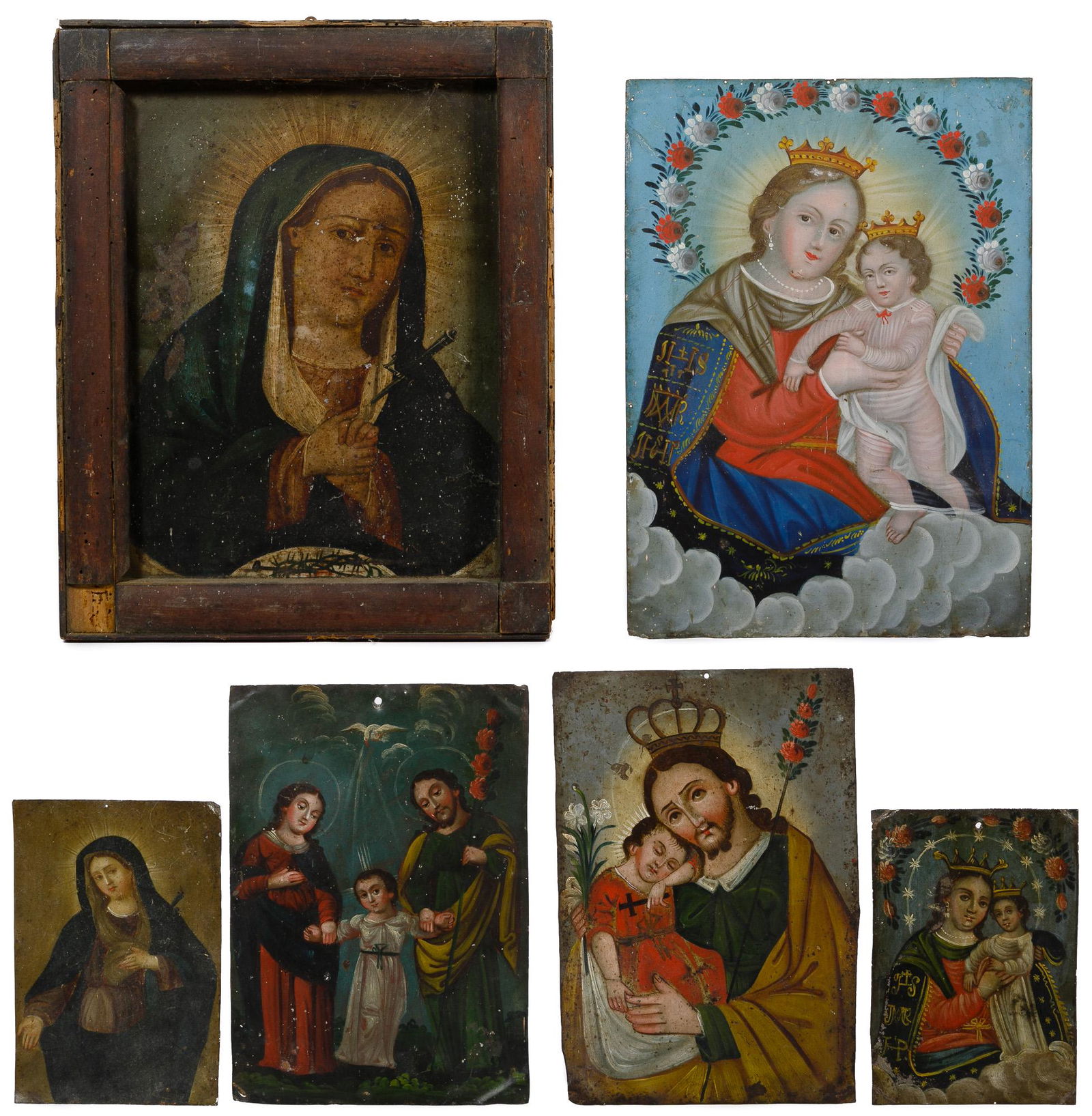 Mexican Retablo Folk Art Style Assortment (1 of 5)