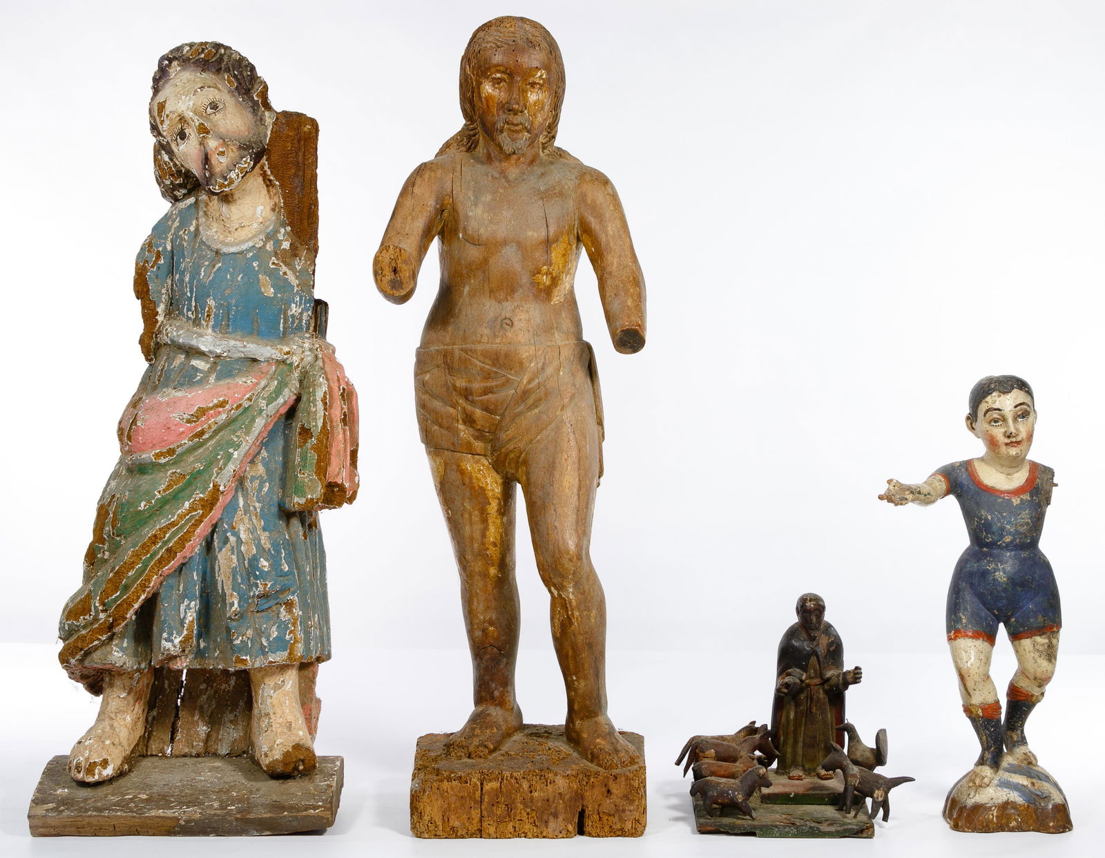 Spanish Colonial Primitive and Folk Art Carved Wood (1 of 4)